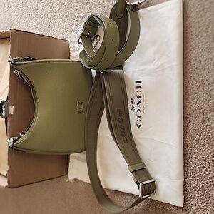 Coach Green Hobo Crossbody Bag